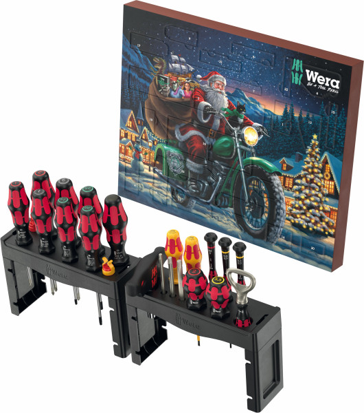 Wera 05136610001 Adventskalender 2025 28tlg. Flaschenöffner