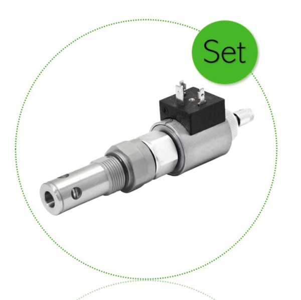 Elektrisch vorgesteuertes Not-Aus Abschaltventil 12V/24V, D3/D3M/D4