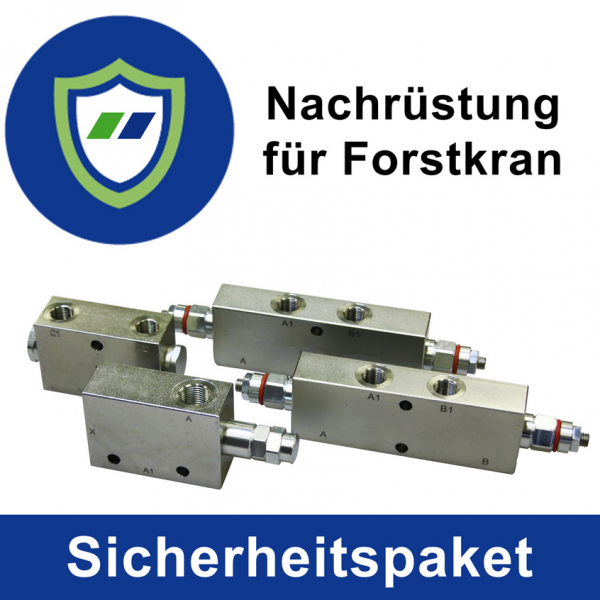 Sicherheitspaket Nachrüstung für Forstkran