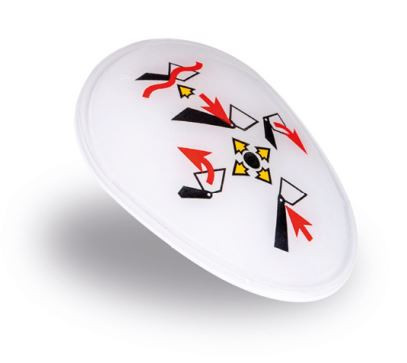 Symbolplatte "Frontlader" für Bowdenzugbedienhebel, Kreuzsteuerhebel - Indemar